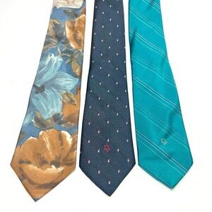 Christian Dior neckties lot of three